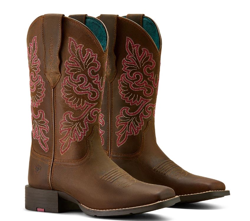 Ariat Womens Round Up WST Stretchfit Sassy Brown