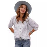 Cruel Denim Ladies Floral Button Down Shirt