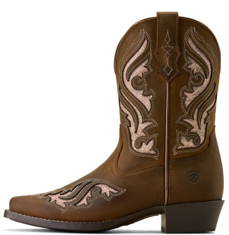 Ariat AW26 Kid's Fashion Bliss D Toe Sassy Brown Boots