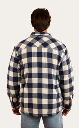 Ringers Western Mens Sawyer Sherpa Flannel - Navy