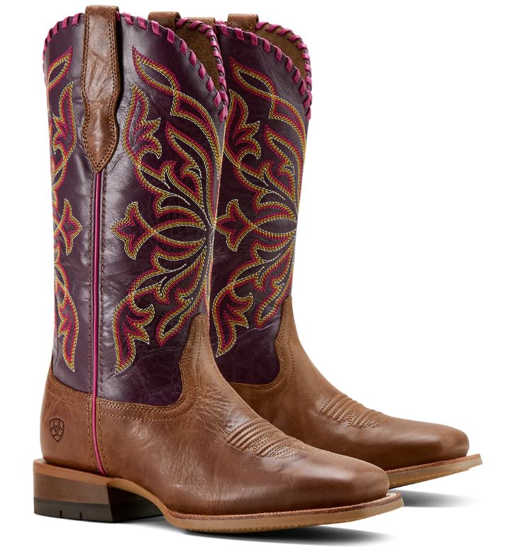 Ariat Women's Showdown Dark Tan/Vino