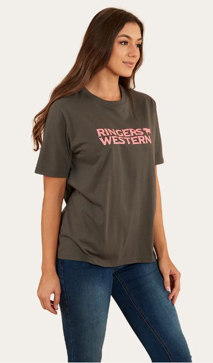 Ringers Western Somerset Womens Loose Fit T-Shirt - Vintage Black