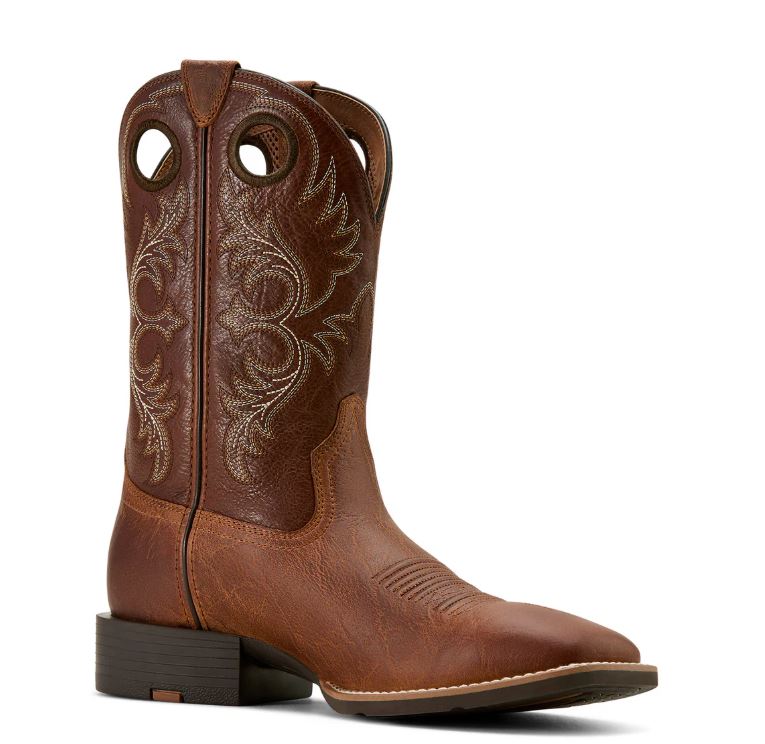 Ariat AW25 Mens Sport Rodeo Aged Tan Elephant Print/Luna Tan