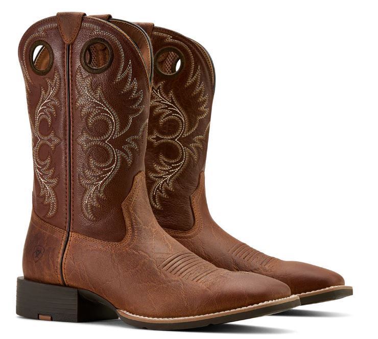 Ariat Rodeo Print Ariat AW25 Mens Sport Rodeo Aged Tan Elephant Print/Luna Tan – Hewitt ...