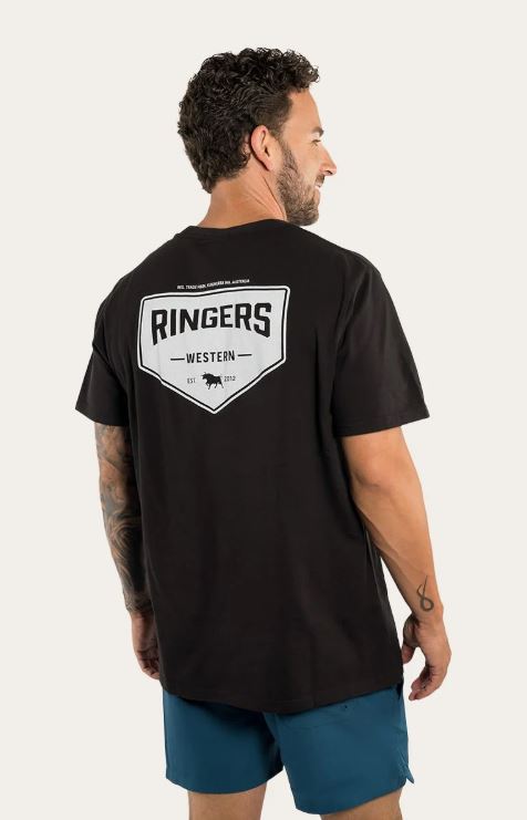 Ringers Western Mens Squadron T-Shirt Black