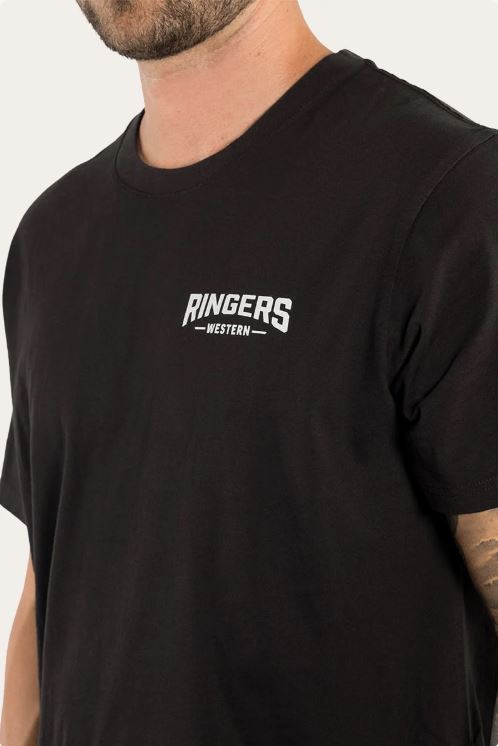 Ringers Western Mens Squadron T-Shirt Black
