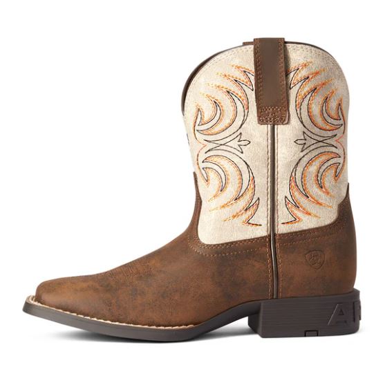 Ariat Kids Storm - Antique Brown/Distressed Cream