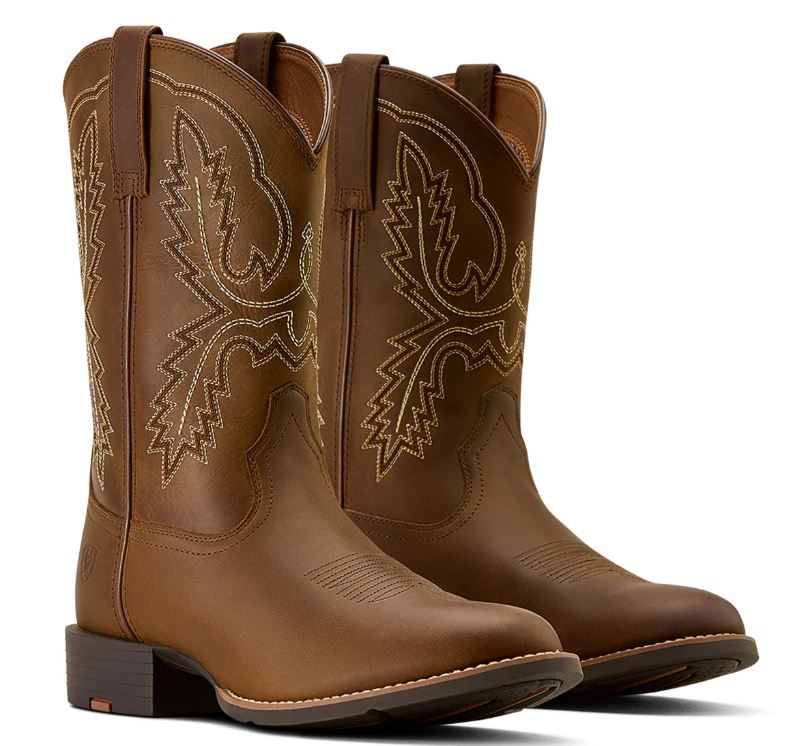 Ariat Mens Sport Stratten W Toe Distressed Brown