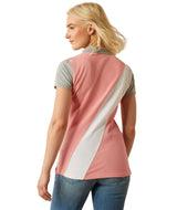 Ariat S25 Womens Taryn Polo Flamingo Pink/Coral Paradise