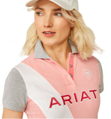 Ariat S25 Womens Taryn Polo Flamingo Pink/Coral Paradise