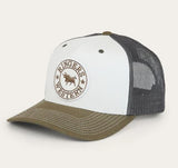 Ringers Western Signature Bull Trucker Cap - Army/Off White