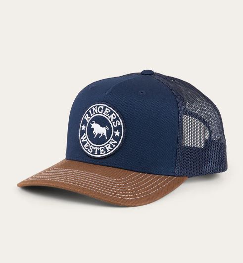 Ringers Western Trucker Cap Navy/Chocolate