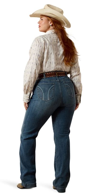 Ariat Womens SS27 High Rise Slim Trouser Vera Greyson