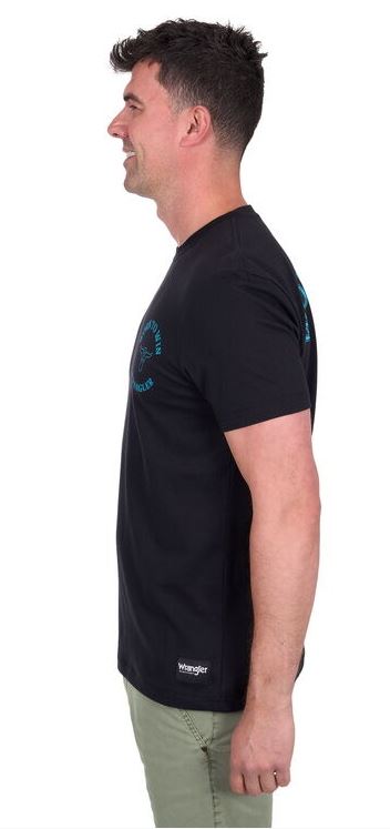 Wrangler SS25 Mens Ricky SS Tee Black