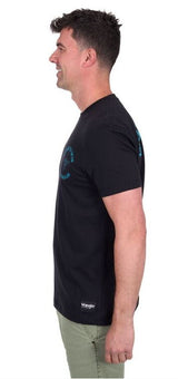 Wrangler SS25 Mens Ricky SS Tee Black