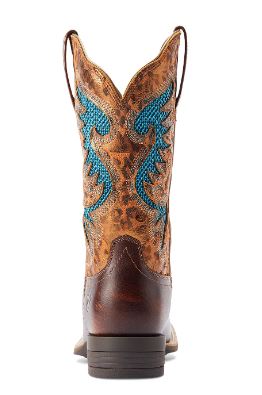 Ariat Womens Pinto Venttek 360 Yukon Brown/Gilded Leopard